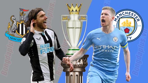 22h30 ngày 21/8, Newcastle vs Man City